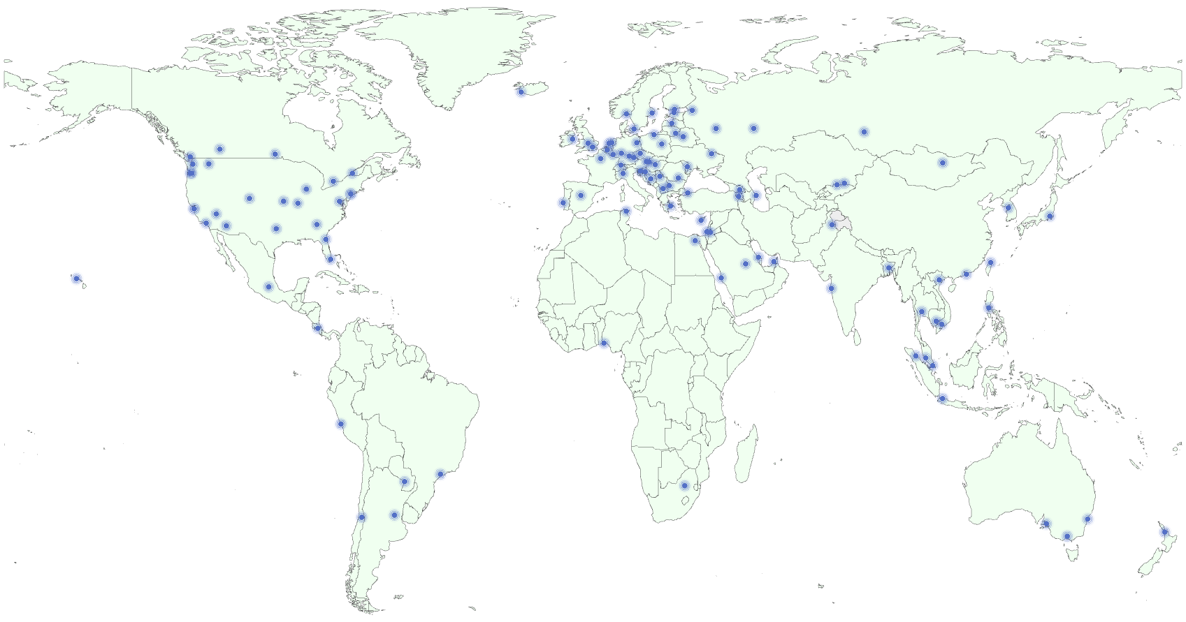 QuickQ全球服务器分布网络